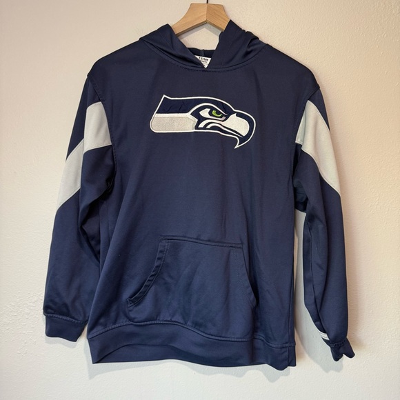 NFL Seattle Seahawks Dark Blue Hoodie - Picture 1 of 5
